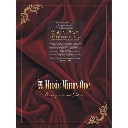 Italian Tenor Arias From Repertoire Bocelli Book/CD (Softcover Book/CD)