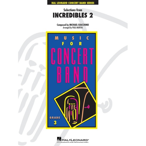 Selections From Incredibles 2 Concert Band 3 Full Score