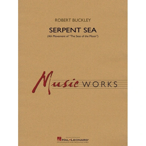Serpent Sea CB4 SC/PTS - Robert Buckley, MusicWorks Grade 4, Band, Duration 3:50, Publisher Hal Leonard