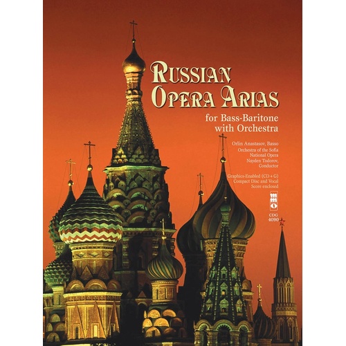 Russian Opera Arias For Bass-Baritone Book/CD (Softcover Book/CD)