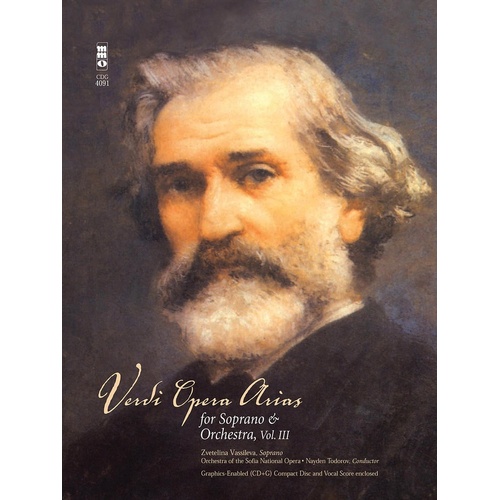 Verdi - Opera Arias Soprano and Orch Vol 3 Book/CD (Softcover Book/CD)