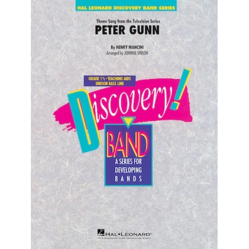 Peter Gunn CB1.5 SC/PTS - Hal Leonard Discovery Concert Band Arrangement