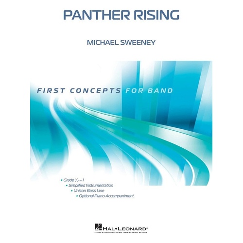 Panther Rising CB0.5-1 SC/PTS for Band - Hal Leonard, First Concepts Series, Duration 2:10, Designed for First-Year Players