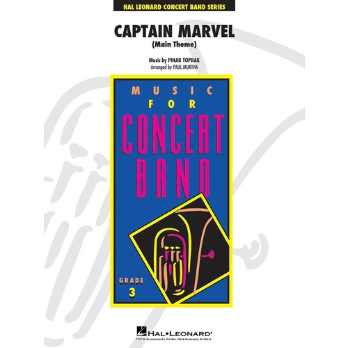 Captain Marvel (Main Theme) Concert Band 3 Score/Parts