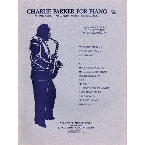 Charlie Parker For Piano Solo Book 1 (Softcover Book)