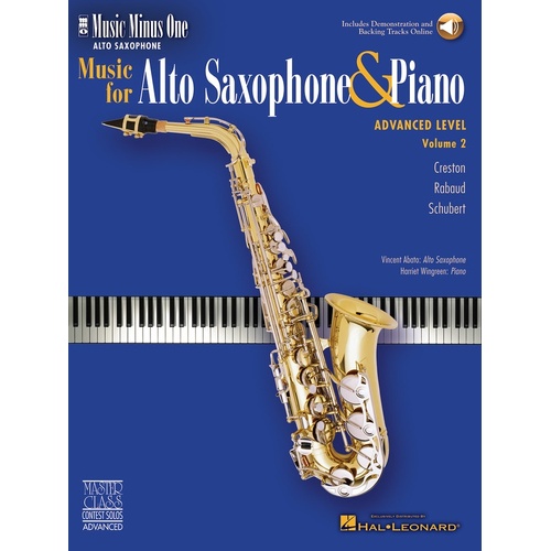 Advanced Alto Sax Solos Vol 2 Book/CD (Softcover Book/CD)