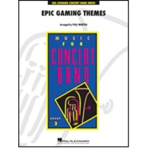 Epic Gaming Themes Concert Band 3 Score/Parts