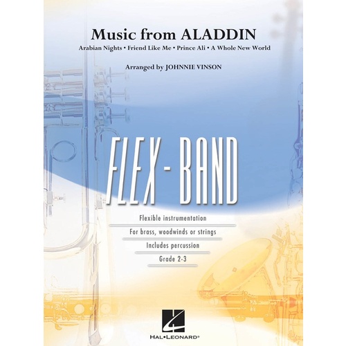 Music From Aladdin Flexband Gr 3 Score/Parts