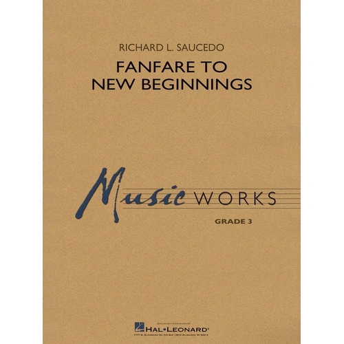 Fanfare for New Beginnings GR3 SC/PTS - Hal Leonard Band Score