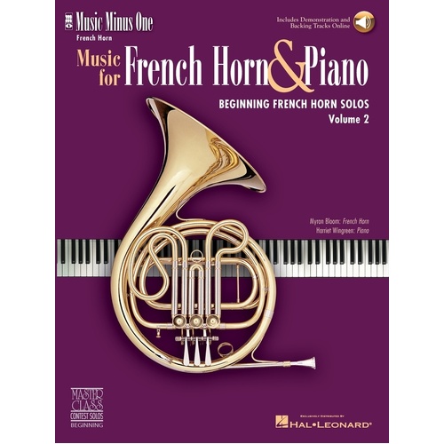 Beginning French Horn Solos Vol 2 Book/CD (Softcover Book/CD)