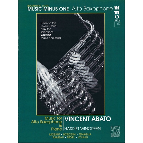 Beginning Alto Sax Solos Vol 2 Book/CD (Softcover Book/CD)