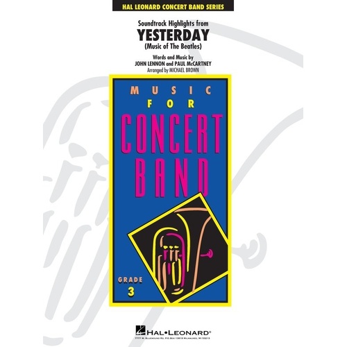 Yesterday Soundtrack Highlights for Band by Hal Leonard