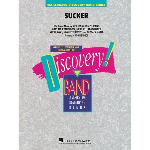 Sucker CB1.5 SC/PTS - Hal Leonard Discovery Concert Band Arrangement