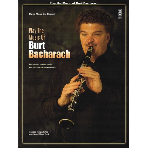 Play The Music Of Bacharach Clarinet Book/CD (Softcover Book/CD)