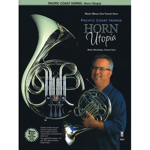 Pacific Coast Horns V1 Horn Utopia Book/CD (Softcover Book/CD)