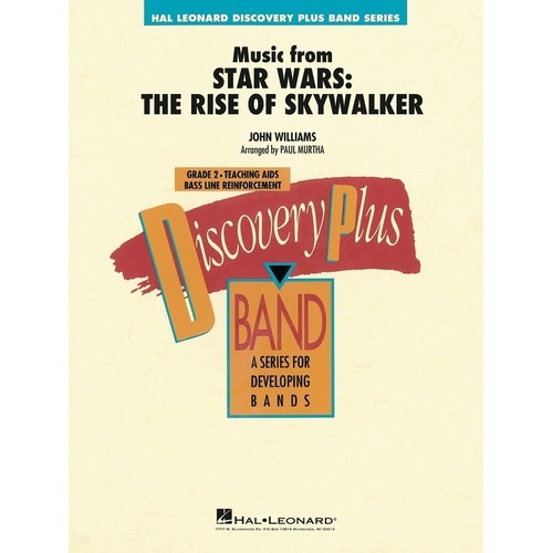 Music from Star Wars: The Rise of Skywalker - CB2 SC/PTS by Hal Leonard, Discovery Plus Concert Band
