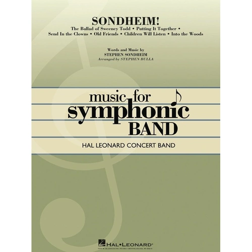 Sondheim! CB4 SC/PTS - Hal Leonard Concert Band Series