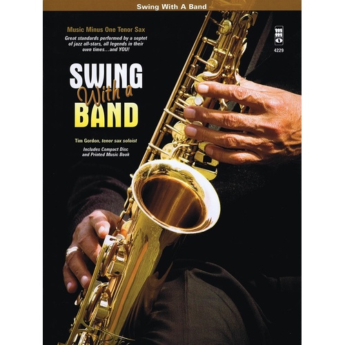 Swing With A Band Tenor Sax Book/CD (Softcover Book/CD)