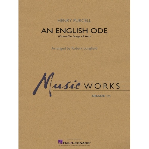 An English Ode (Come Ye Sons of Art) CB1.5 SC/PTS - Hal Leonard MusicWorks Grade 1