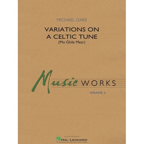 Variations on a Celtic Tune (Mo Ghile Mear) for Band, Hal Leonard, MusicWorks Grade 2, 1 Page
