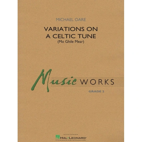 Variations on a Celtic Tune (Mo Ghile Mear) for Band, Hal Leonard, MusicWorks Grade 2, 1 Page