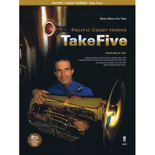 Pacific Coast Horns V1 Take Five Tuba Book/CD (Softcover Book/CD)