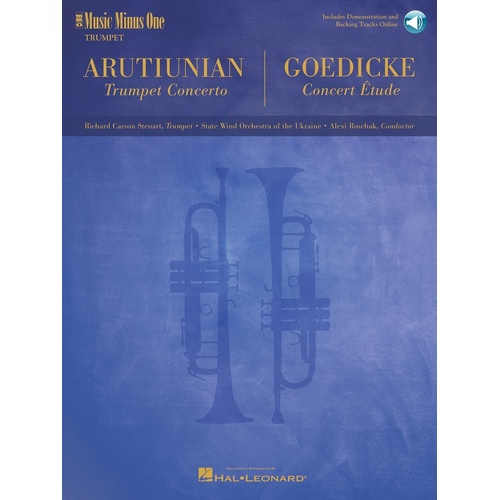Arutiunian Concerto / Goedicke Concert Etude Trumpet Book/CD (Softcover Book/CD)