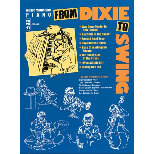 From Dixie To Swing Piano Book/CD (Softcover Book/CD)