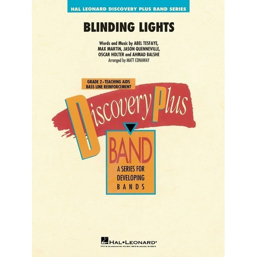Blinding Lights CB2 SC/PTS by The Weeknd - Hal Leonard Discovery Plus Concert Band