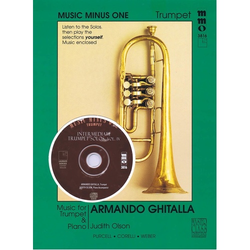 Intermediate Trumpet Solos Vol 4 Book/CD (Softcover Book/CD)