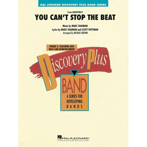 You Can't Stop the Beat (from Hairspray) CB2 SC/PTS - Hal Leonard Discovery Plus Concert Band