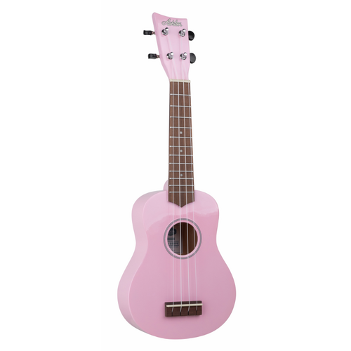 Ashton UKE120SPK Ukulele with Deluxe Gig Bag - Shell Pink