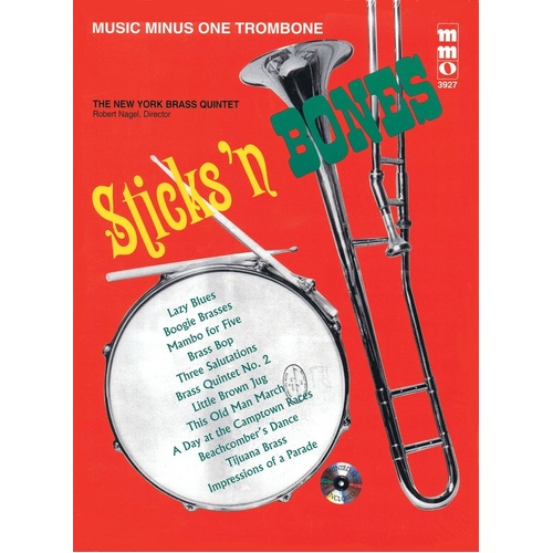 Sticks And Bones Trombone Book/CD (Softcover Book/CD)