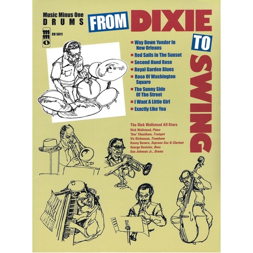 From Dixie To Swing Drums Book/CD (Softcover Book/CD)