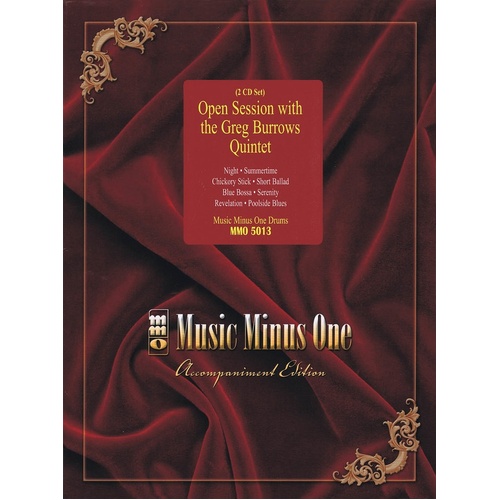 Open Session With Greg Burrows Quintet Drums Book/CD (Softcover Book/CD)