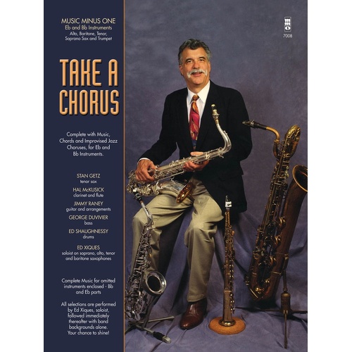 Take A Chorus Saxophone Book/CD (Softcover Book/CD)