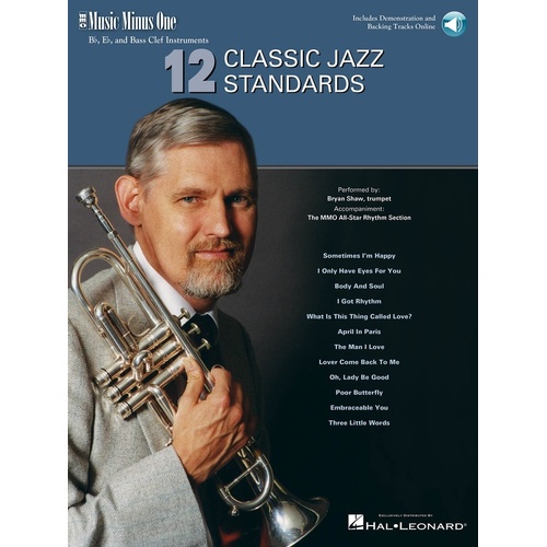 12 Classic Jazz Standards B Flat E Flat Bc Book/CD (Softcover Book/CD)