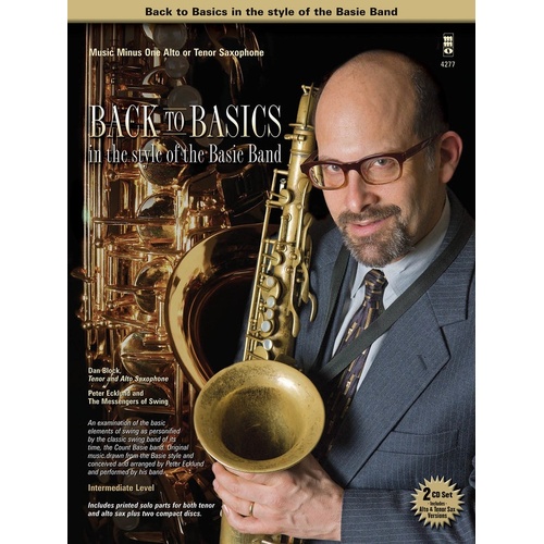 Back To Basics Style Of Basie Sax Book/CD (Softcover Book/CD)