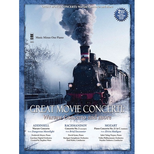 Great Movie Concerti Warsaw Concerto and More Piano Book/CD (Softcover Book/CD)