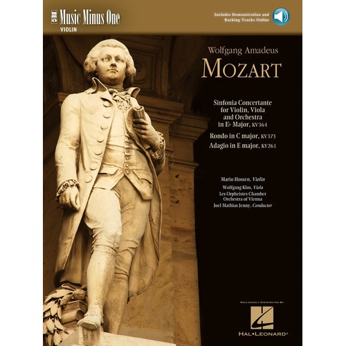 Sinfonia Concertante K364 Adagio Rondo Violin Book/CD (Softcover Book/CD)