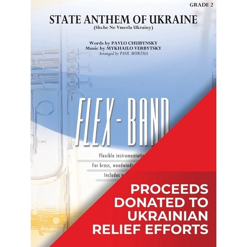 State Anthem of Ukraine FlexBand Gr 2 SC/PTS by Hal Leonard