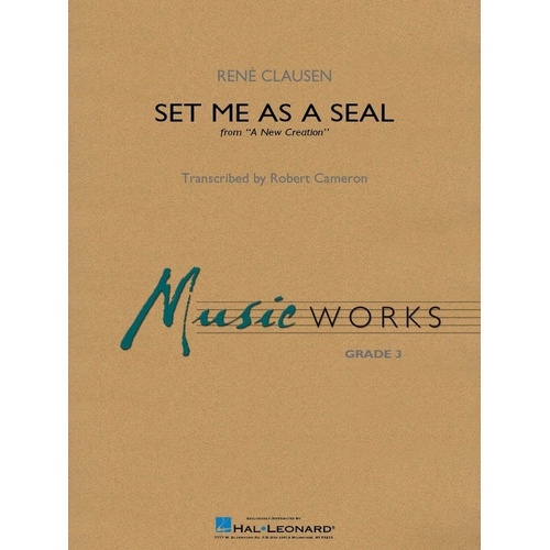 Set Me As A Seal Cb3 Sc/Pts Score/Parts