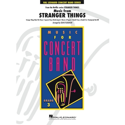 Music from Stranger Things for Young Concert Band by Hal Leonard