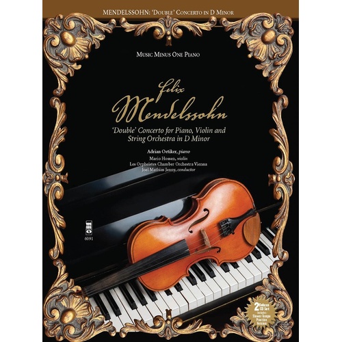 Mendelssohn - Double Concerto D Min Piano Book/CD (Softcover Book/CD)