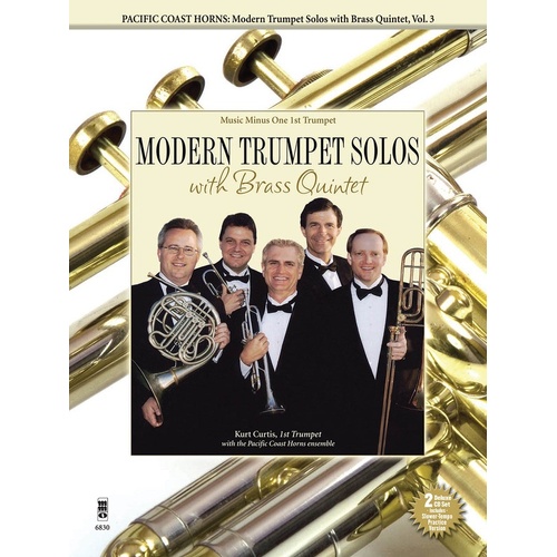 Pacific Coast Horns Modern Trumpet Solos Vol 3 Book/CD (Softcover Book/CD)