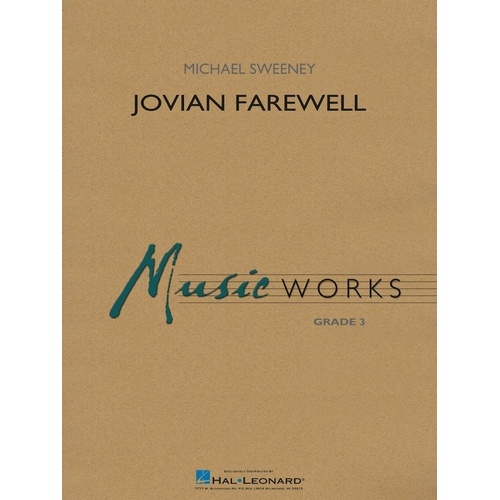 Jovian Farewell for Concert Band CB3 SC/PTS by Hal Leonard