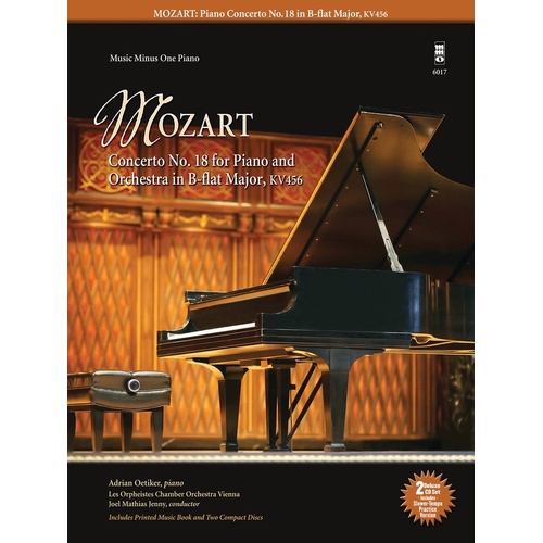 Mozart - Piano Concerto No 18 B Flat K456 Book/CD (Softcover Book/CD)