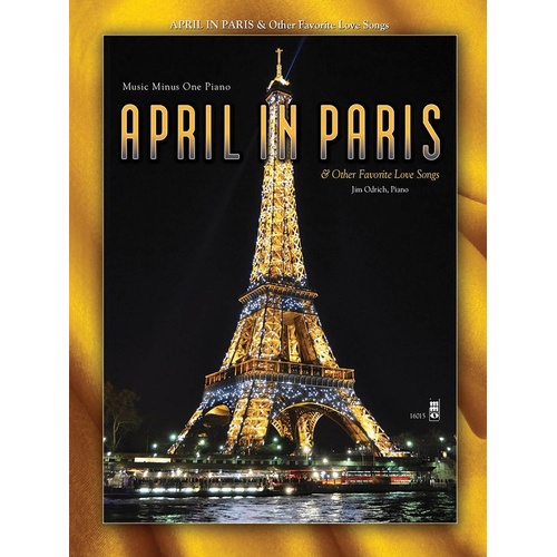 April In Paris and Other Favorite Love Songs Piano Book/CD (Softcover Book/CD)