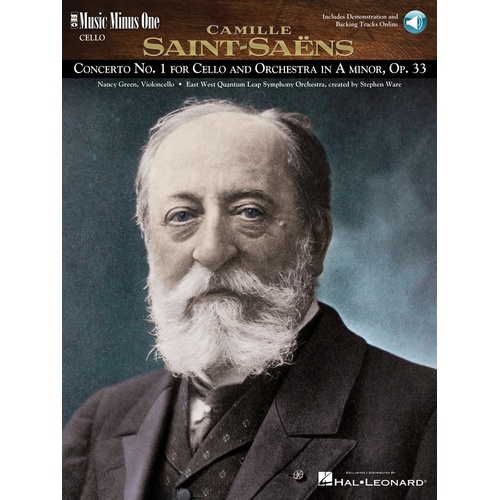 Saint-Saens - Concerto No 1 Cello A Min Op 33 Book/CD (Softcover Book/CD)