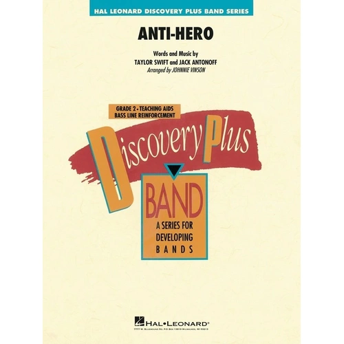 Anti-Hero CB2 Concert Band Arrangement by Johnnie Vinson